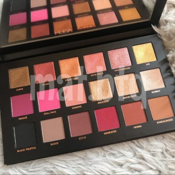Huda Beauty Rose Gold Remastered Eyeshadow Palette - Picture 2 of 4